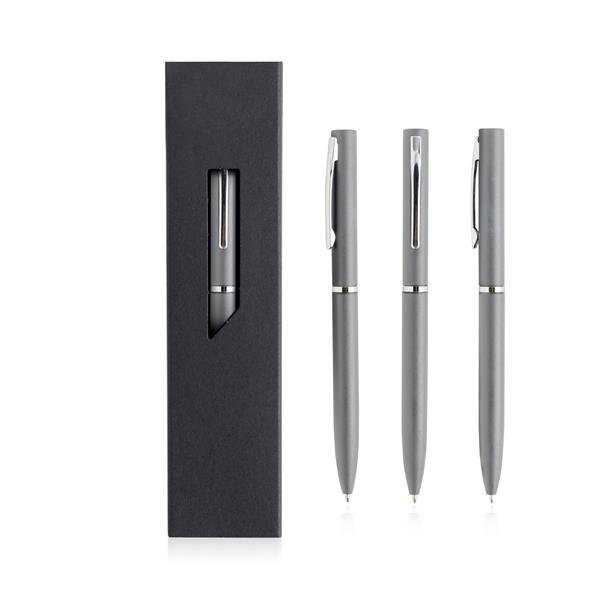 Esferográfica em metal, estojo de oferta Twistal