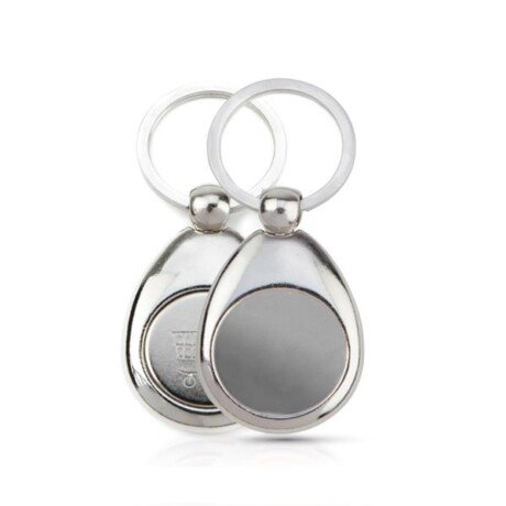 Porta-chaves MH-25 Carro com ficha € 1,00 para carrinho, metal MH-25 Carro
