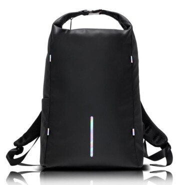 Mochila antirroubo em tarpaulin para portátil com detalhes refletores Be-dry