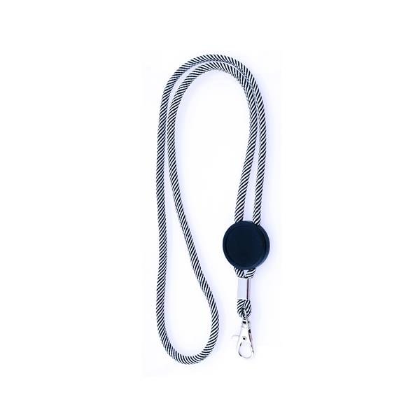 Lanyard em poliéster com ajuste e mosquetão Treel - Image 2