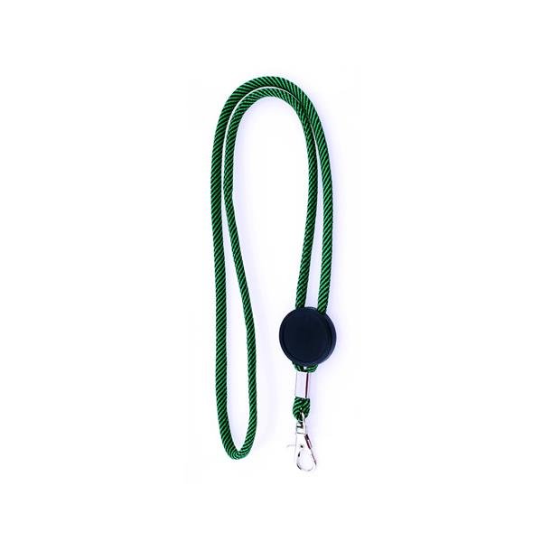 Lanyard em poliéster com ajuste e mosquetão Treel - Image 6