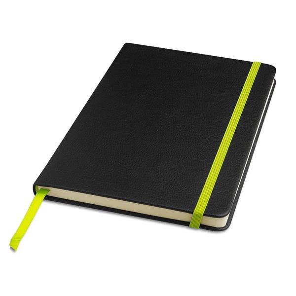Bloco de notas A5 em PU, gravação especial a laser Stylebook