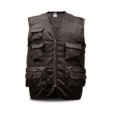 Colete multi-bolso em polialgodão, 190g/m2 Safish