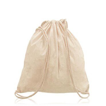 Saco mochila 100% algodão Backotton