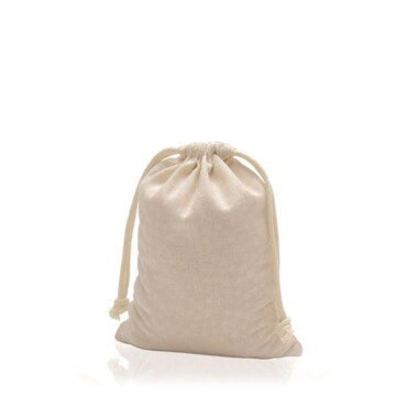 Saco pequeno 100% algodão , com atilhos Cottoncord Small