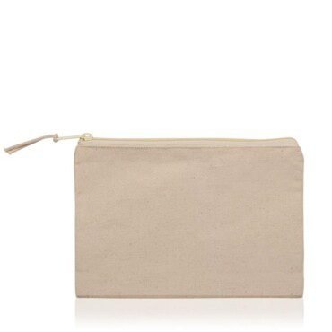 Bolsa em 100% algodão canvas, com fecho Cotpouch