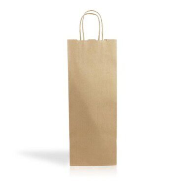 Saco papel kraft 120g/m2 15X39X8cm Kraft01