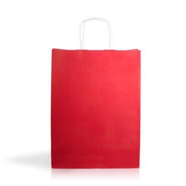 Saco papel kraft 90g/m2 24X32X11cm - cores KraftColor02