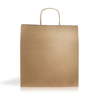 Saco papel kraft 115g/m2 31X32X20cm Kraft09