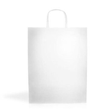 Saco papel kraft 100g/m2 32X42X12cm - branco WKraft08