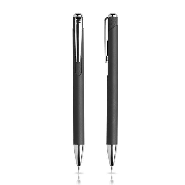 Conjunto de esferográfica e lapiseira em metal, estojo de oferta Writz Set - Image 2