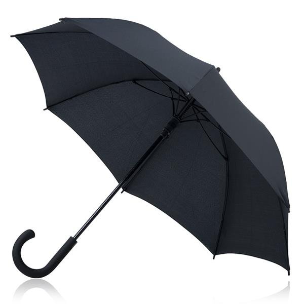 Guarda-chuva automático em carbono e P-190T, com cabo em borracha Stormi