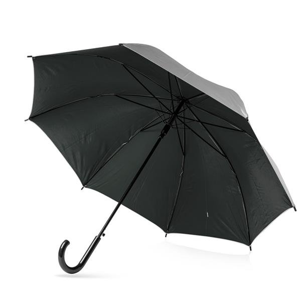 Guarda-chuva automático, em P-190T prateado,cabo em plástico Silum - Image 3