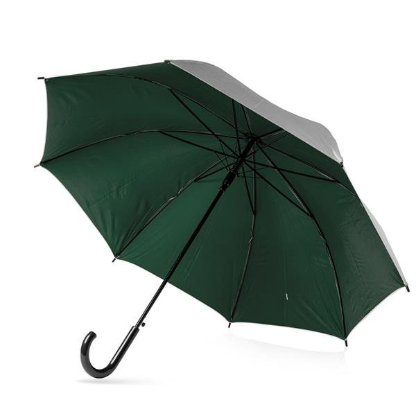 Guarda-chuva automático, em P-190T prateado,cabo em plástico Silum