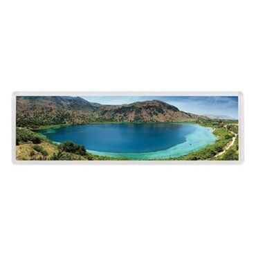 Crachá magnético Mag-Panorama retangular (45x141mm) Mag-Panorama