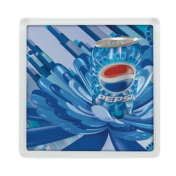 Crachá magnético MAG-57 quadrado (57x57mm) MAG-57