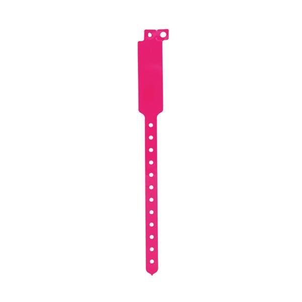 Pulseira de identificação inviolável fluorescente em vinil Darlen - Image 2