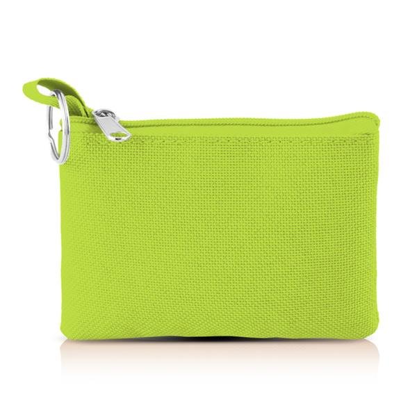 Porta-moedas em P-600D com porta-chaves Clynt