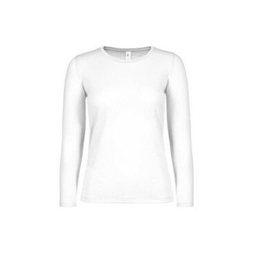 T-shirt B&C #E150 LSL Women - 100% Algodão (investindo em Better Cotton) #E150 LSL Women