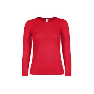 T-shirt B&C #E150 manga comprida - 100% Algodão (investindo em Better Cotton) #E150 LSL Women