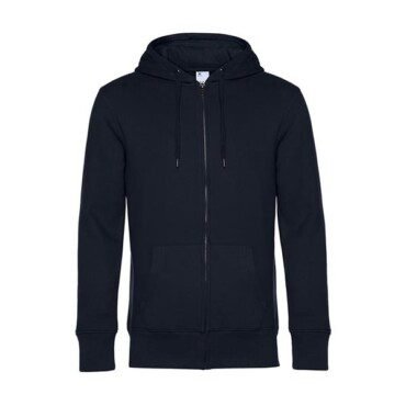Casaco Sweat B&C King Zipped Hood 280g - 80% Algodão (investindo em Better Cotton)/ 20% Poliéster reciclado King Zipped Hood
