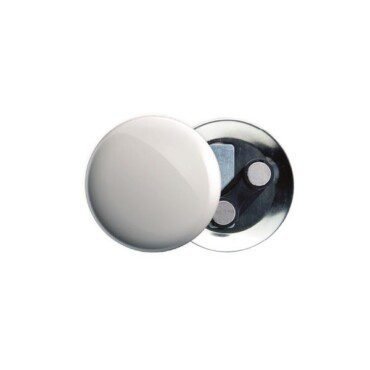 Crachá de 38mm com iman duplo roupa, personalizado Badge double magnet 38